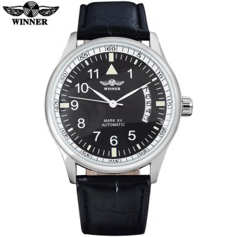 TWINNER fashion sport men mechanical watches leather strap casual brand hot sale men's automatic watches male clock montre homme - intl  