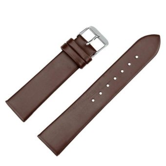 UJS 20mm Women Fashion Leather Watch Strap Watch Band Coffee  