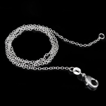 Unisex Silver Plating Fashion Long 2.5mm "O" Chain Party Necklace Accessory - intl  