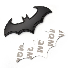 Universal Car Styling Batman 3D Metal Stickers Decals Auto trunk Badge Emblem Logo Stickers(Black)