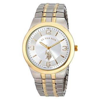 U.S. Polo Assn. Classic Men's USC80024 Two-Tone Analogue Silver Dial Expansion Watch - intl  