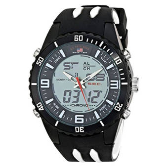 U.S. Polo Assn. Sport Men's US9477 Analog-Digital Display Analog Quartz Black Watch - intl  