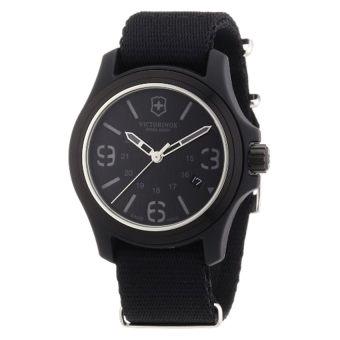 Victorinox Swiss Army Men's 241517 Original Black Dial and Strap Watch Watch - Intl  