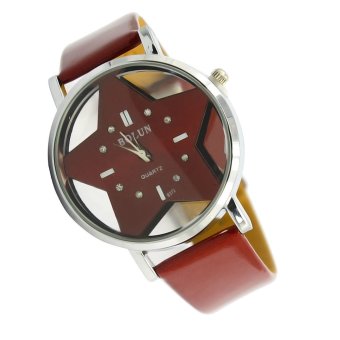 Vococal Women's Brown PU Leather Strap Watch  