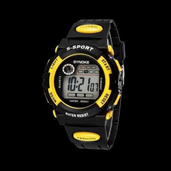 Waterproof Cool Mens Boy"s LED Quartz Alarm Date Sports Wrist Watch B - intl  