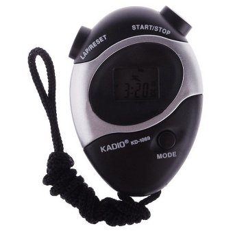 Waterproof Second Chronograph Time Stopwatch Sport Counter Digital Odometer- - intl  