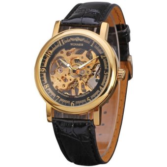 Winner Men's Mechanical Hand-wind Skeleton Watch WRG8001M3G1  