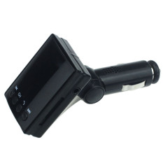 Wireless Bluetooth FM Transmitter USB Charger Modulator Car Kit MP3 Player 3-piece Set (Black)