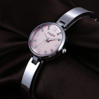 YAQIN Ladies Fashion Elegant Quartz Dress Bracelet Watches 259203(Pink) - Intl  