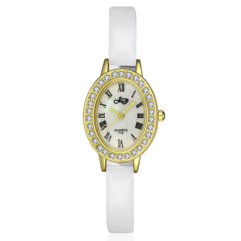 ZUNCLE Women Casual Fashion Crystal Quartz Wrist Watches(White)  