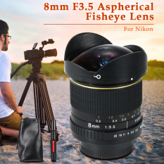 8mm f/3.5 Super-Wide Fisheye Lens For Nikon D7200 D5300 D5200 D3300 D9 - INTL