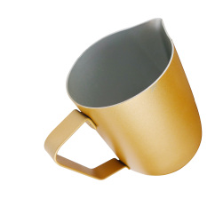 A 600ml MILK JUG Frothing Espresso Cappuccino Stainless Steel Colorul non-stick ct- Intl
