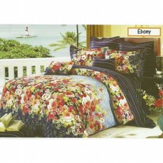 A2 Sprei Katun Motif Ebony
