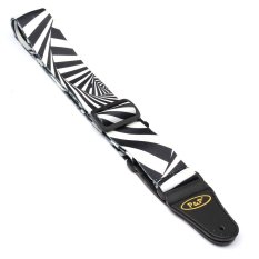 Adjustable Strap Belt 2' Wide For Electric Acoustic Guitar Bass Folk Guitar (Zebra-stripe pattern) (Intl)