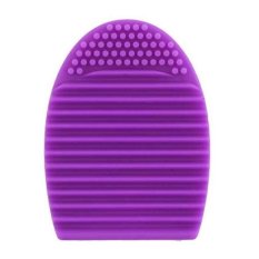 AIUEO - Brush Egg Cleaning Brush Tool Beauty Makeup Tools - Ungu