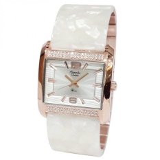 Alexandre Christie 2504 - Jam Tangan Wanita - AC 2504 - Rose Gold White - Stainless Steel - Anti Air