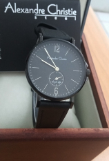 Alexandre Christie 8458 Hitam - Tali Kulit - Alexandre Christie 8458 - Hitam