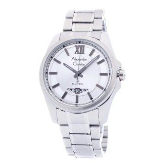 alexandre christie ac 8473 jam tangan pria silver putih alexandre christie ac 8473 jam tangan pria silver putih