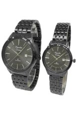 Alexandre Christie Classic Steel Couple Series 8453LMDBIPBA Jam Tangan Pasangan