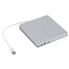 Allwin USB 3.0 CD/DVD-RW Burner Writer External Hard Drive for Apple Macbook Pro Air (Silver) (Intl)