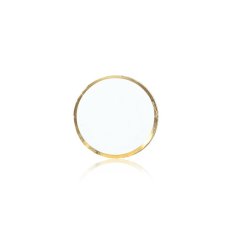 Aluminium Home Button Sticker Metal For Apple iPhone 6 5S 5C 4S iPod Touch iPad White Gold
