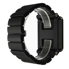 Aluminum LunaTik LYNK Multi-Touch Wrist Watch Band for iPod Nano 6th generation Black (Intl)