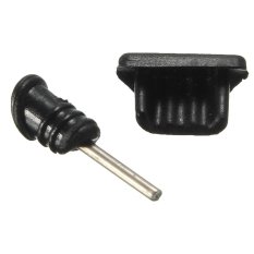 Amango Dust Proof Plug Earphone USB Port Phone 10Pcs Black - Intl