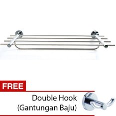 American Standard Seva Towel Shelf Gratis Concept Double Hook