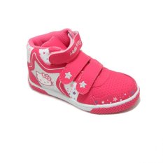 Ando Sepatu Anak HK Boots Stars Kids - Fushia/White