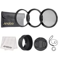 Andoer 49mm Camera Lens Filter Kit(UV+CPL+Star+8) with Lens Accessories (Intl)