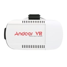 Andoer Virtual Reality Glasses 3D VR Box Glasses Headset for Wireless Bluetooth Selfie Camera Shutter Gamepad for Samsung All 4.7 to 6.0 Inches Smart Phones - Intl