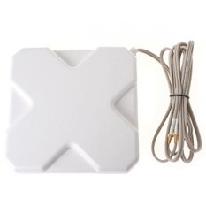 Antena Portable 35dBi modem 3G 4G LTE FDD TDD W-Max 435 Double Pigtail Untuk Modem Huawei E3276 - Putih