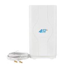 Antena Portable 45dBi Minimax G45 Penguat Sinyal Double Pigtail Untuk Modem Yang Ada Slot Antena - Putih