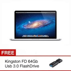 Apple Macbook Pro Retina Display ME865ZP/A - 8GB - Core i5 - 13.3`` - Silver + Gratis Flashdisk 64Gb