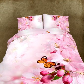 ashiqeen set 3d pink kupu2 sprei dan bedcover size lazada indonesia ashiqeen set 3d pink kupu2 sprei dan bedcover size lazada indonesia