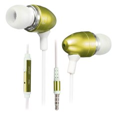 Audew 3.5mm Super Bass Stereo Headphone Earphone Headset For iPhone Samsung LG MP3 Green(INTL)