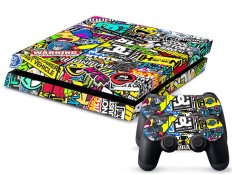 Aukey BOMB Sticker Decal Skins For Sony PS4 Playstation 4 Console 2 Controller Gift - Intl