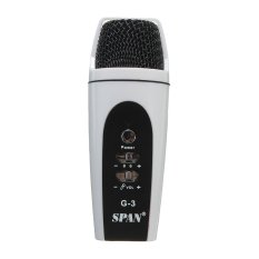 Autoleader Mini Portable Handheld Microphone Karaoke Player Home KTV for iPhone iPad PC White (Intl)