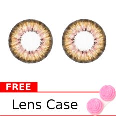 Baby Color Softlens Puffy 3 Tone – Brown – 21.8mm + Gratis Lenscase