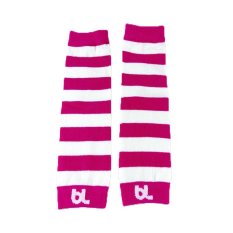 Baby Leggings Arm Leg Warmer Soft Socks Legging Anak Bayi Balita - Hot Pink Stripe