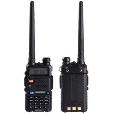 Baofeng Walkie Talkie Dual Band Two Way Radio 5W 128CH UHF+VHF - BF-UV5R - Black