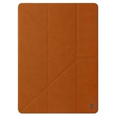 Baseus for iPad Pro 9.7 inch Terse Series Horizontal Flip Leather Case with Transformable Three-folding Holder and Sleep / Wake-up Function(Brown) (Intl)