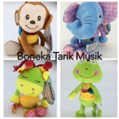 Bayi Online Shop Boneka Tarik Musik Gajah