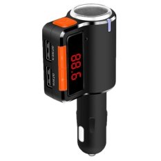 BC09 Bluetooth Handsfree Car Kit FM Transmitter, 5V 3.1A Car Charger for iPhone 6 / iPad / Samsung Galaxy S6 / Mobile Phone - Intl