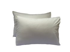 Beautiful Home Sarung Bantal Tidur Polos 50 cm x 70 cm isi 2pcs - Putih Gading