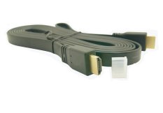 Best CT 1.5 Meter 1080P HDMI to HDMI Flat Cable 1.4V for DVD HDTV PS3 Hitam