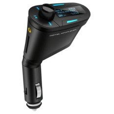 Best MP3 Player FM Transmitter Modulator with USB and SD Card Slot - Hitam