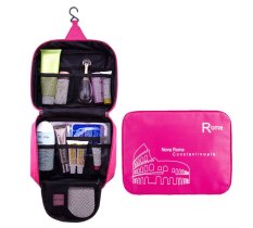 BEST NOVA ROMA Toiletries Tempat Kosmetik Alat Mandi Korean Travel Organize - Pink