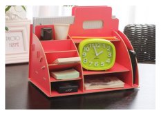 Best Rak Kayu 46 Tempat Buku/Alat Tulis/Stationary Desktop Storage Organizer