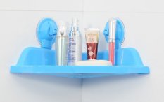 Best Rak Segitiga Organizer Kamar Mandi/ Dapur/ Tempat Bumbu Organizer Sudut 02 - Biru